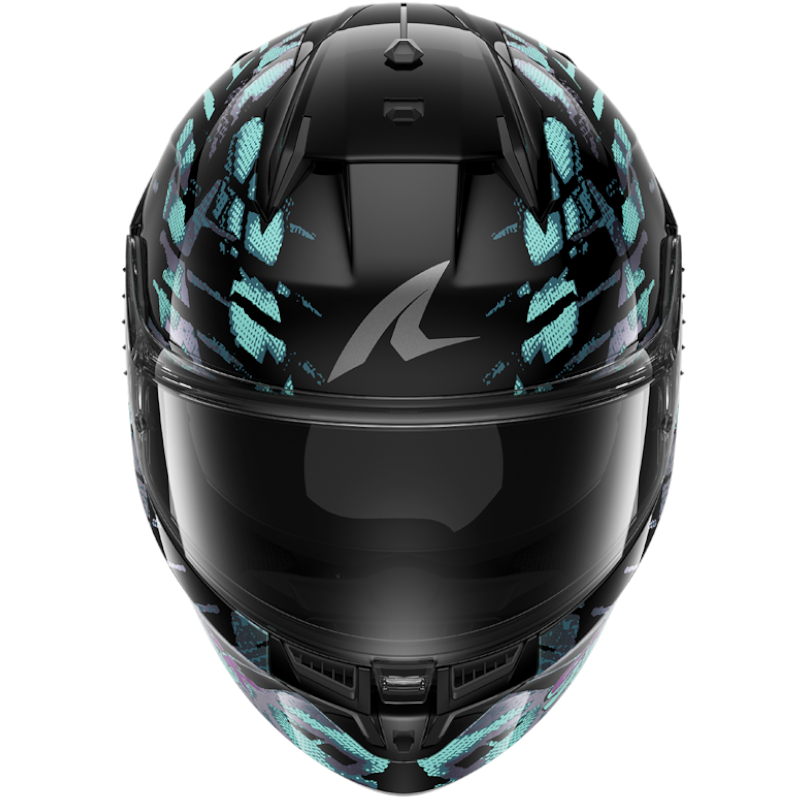 SHARK D-SKWAL 3 REPTAIA NEGRO/ AZUL/ LILA MATE - Imagen 2