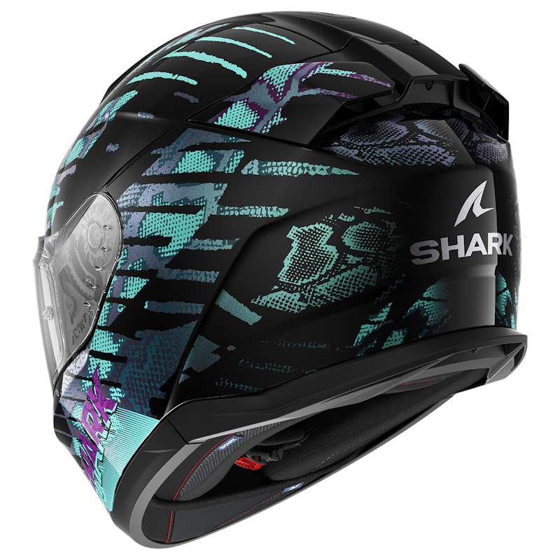 SHARK D-SKWAL 3 REPTAIA NEGRO/ AZUL/ LILA MATE - Imagen 3
