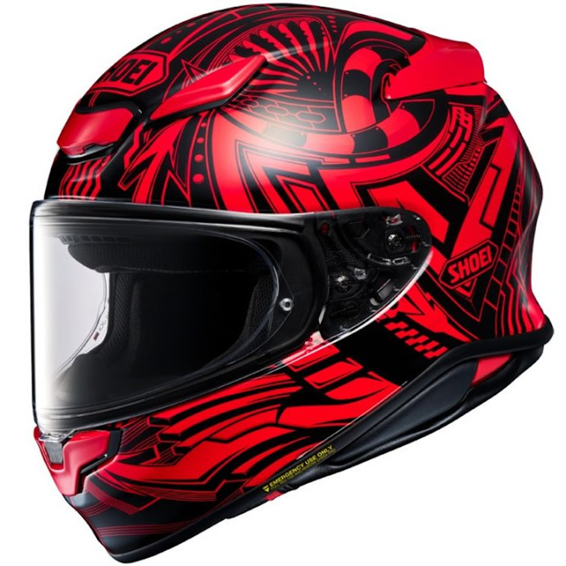 SHOEI NXR2 BEAUT TC1 ROJO
