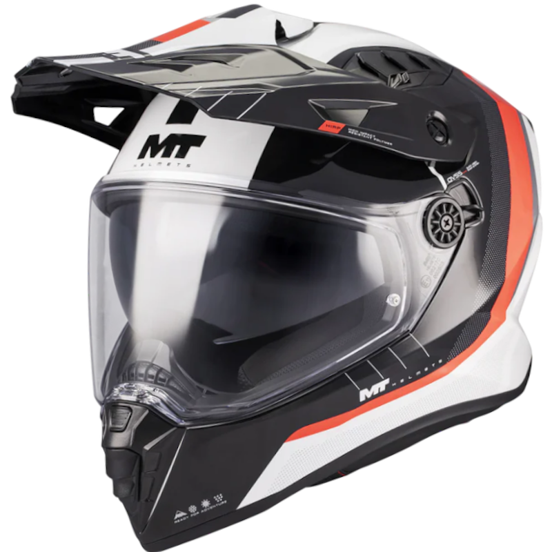 MT TRACK SV NOMAD A15 BLANCO/ ROJO/ NEGRO BRILLO - Imagen 2