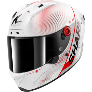 SHARK AERON SPEED-TECH CARBON/ BLANCO/ ROJO