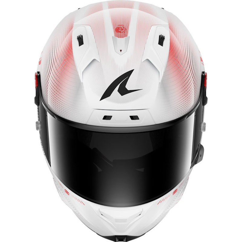 SHARK AERON SPEED-TECH CARBON/ BLANCO/ ROJO - Imagen 3