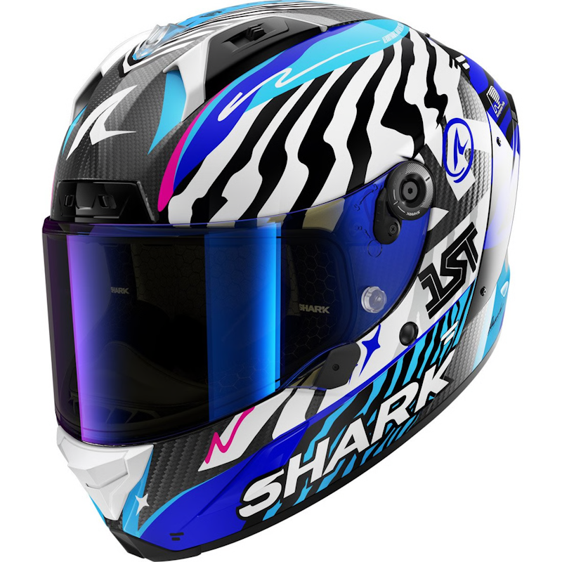 SHARK AERON SPEED-FANCY CARBON/ AZUL/ BL/ LILA