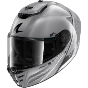 SHARK SPARTAN RS SPEED-TECH NEGRO/ GRIS/ PLATA