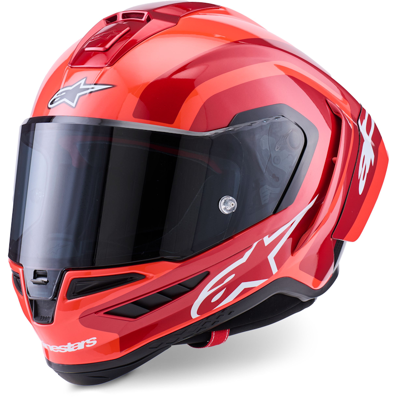 ALPINESTARS SUPERTECH R10 ECE06/DOT/FIM ARIUS NEGRO/ BLANCO/ ROJO BRILLO