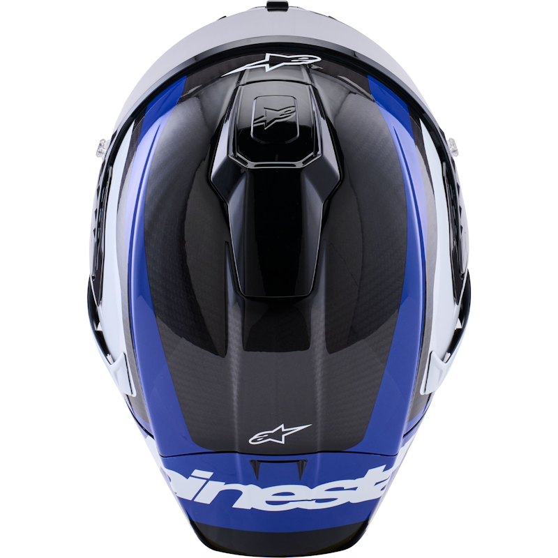 ALPINESTARS SUPERTECH R10 ECE06/DOT/FIM ARIUS NEGRO/ BLANCO/ AZUL BRILLO - Imagen 5