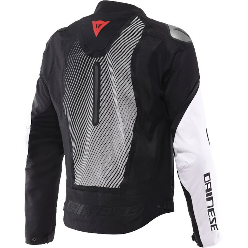 DAINESE VENTAR AIR TEX NEGRO/BLANCO/ ROJO - Imagen 2