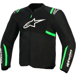 ALPINESTARS T-SPS AIR V2 NEGRO/ VERDE FLUOR