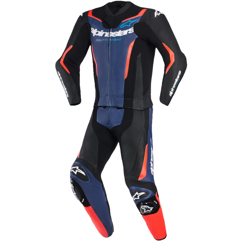 ALPINESTARS 2pz GP-FORCE V2 NEGRO/ AZUL/ ROJO FLUOR