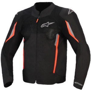 ALPINESTARS AST V3 AIR NEGRO/ GRIS OSCURO/ ROJO FLUOR