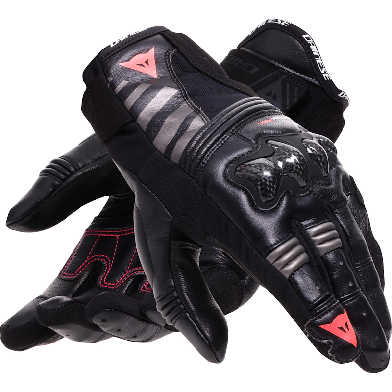 DAINESE LADY REACTO CARBON SHORT NEGRO/ROSA-FLUOR