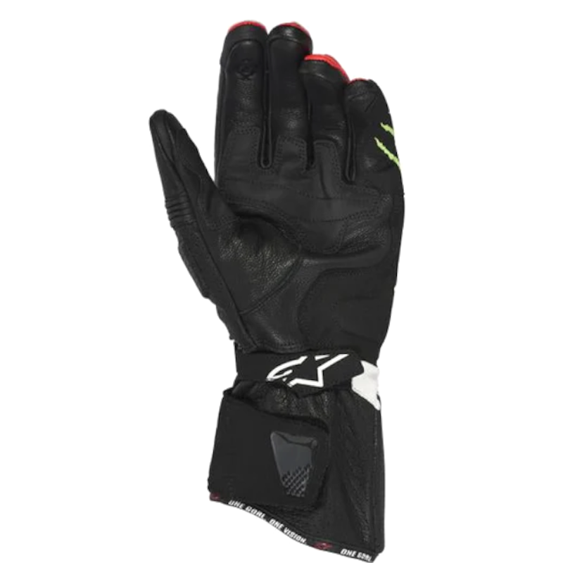 FQ20 - GUANTE ALPINESTARS SP-3 MONSTER NEGRO/ ROJO FLUOR/ BL - Imagen 2