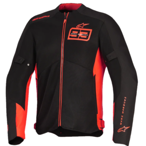 MM93 - CAZADORA ALPINESTARS C-1 AIR ROJO FLUOR/ ROJO BRILLO/ NEGRO