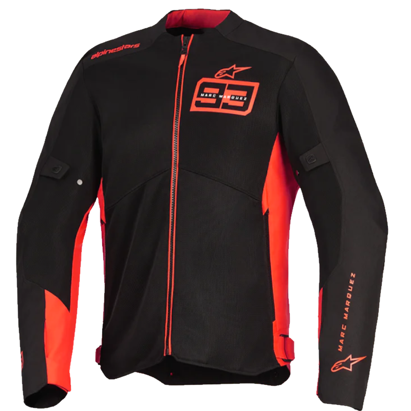 MM93 - CAZADORA ALPINESTARS C-1 AIR ROJO FLUOR/ ROJO BRILLO/ NEGRO
