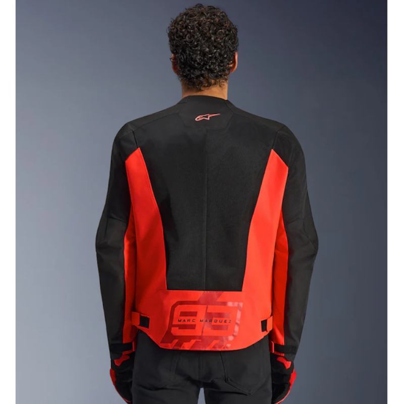 MM93 - CAZADORA ALPINESTARS C-1 AIR ROJO FLUOR/ ROJO BRILLO/ NEGRO - Imagen 3