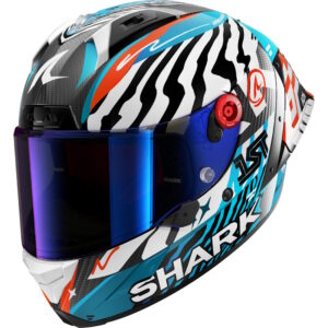 SHARK AERON GP FIM RACING #2 SPEED-FANCY CARBON NG/ AZ/ ROJO/ BLANCO