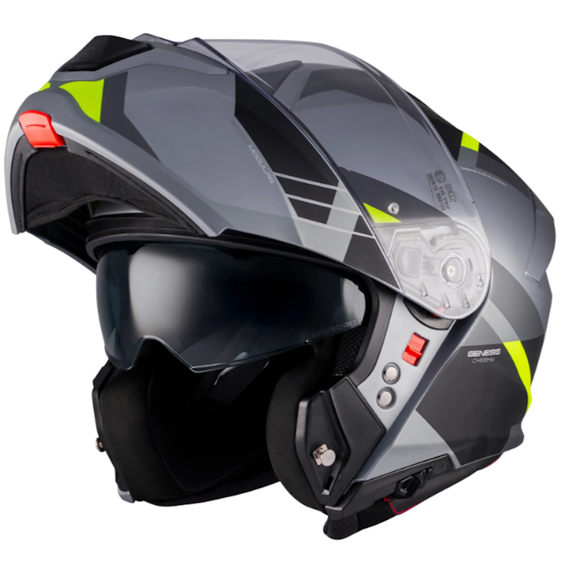MT GENESIS R SV CHEEKY C3 NEGRO/ GRIS/ AMARILLO MATE - Imagen 3