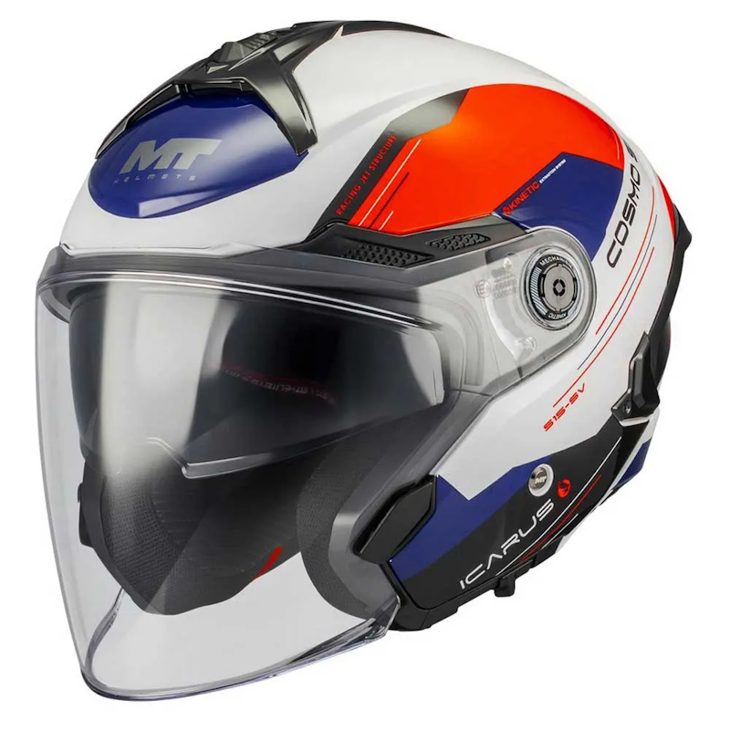 PrevNext MT COSMO SV ICARUS A5 BLANCO/ AZUL/ ROJO BRILLO - Imagen 2