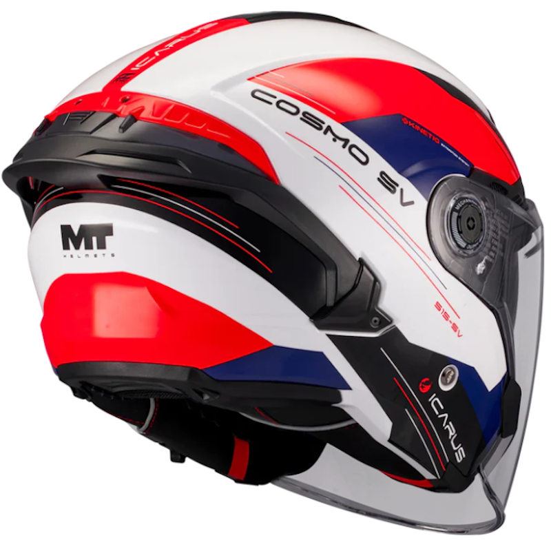 PrevNext MT COSMO SV ICARUS A5 BLANCO/ AZUL/ ROJO BRILLO - Imagen 3