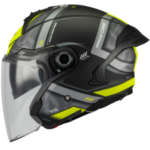 MT COSMO SV ARROW B3 NEGRO/ GRIS/ AMARILLO MATE