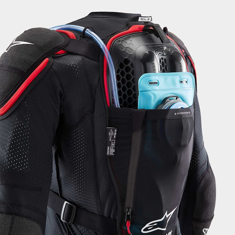CHALECO ALPINESTARS TECH-AIR@ OFF-ROAD SYSTEM NEGRO/ ROJO - Imagen 2