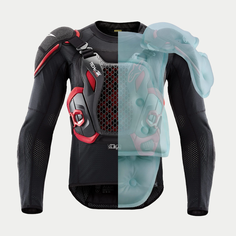 CHALECO ALPINESTARS TECH-AIR@ OFF-ROAD SYSTEM NEGRO/ ROJO - Imagen 4