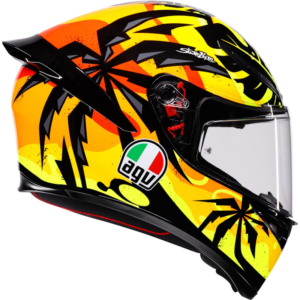 AGV K1 S E2206 TROPICRUSH NEGRO/ NARANJA