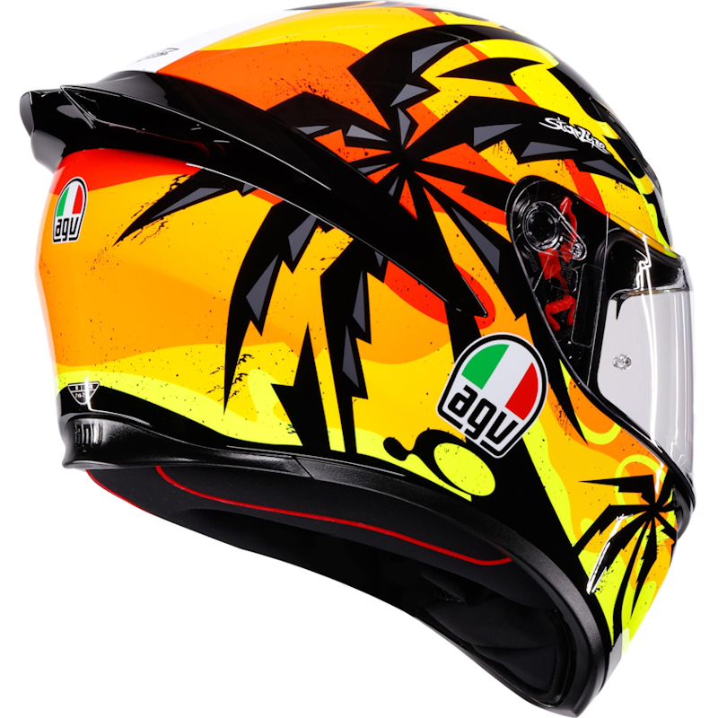 AGV K1 S E2206 TROPICRUSH NEGRO/ NARANJA - Imagen 4