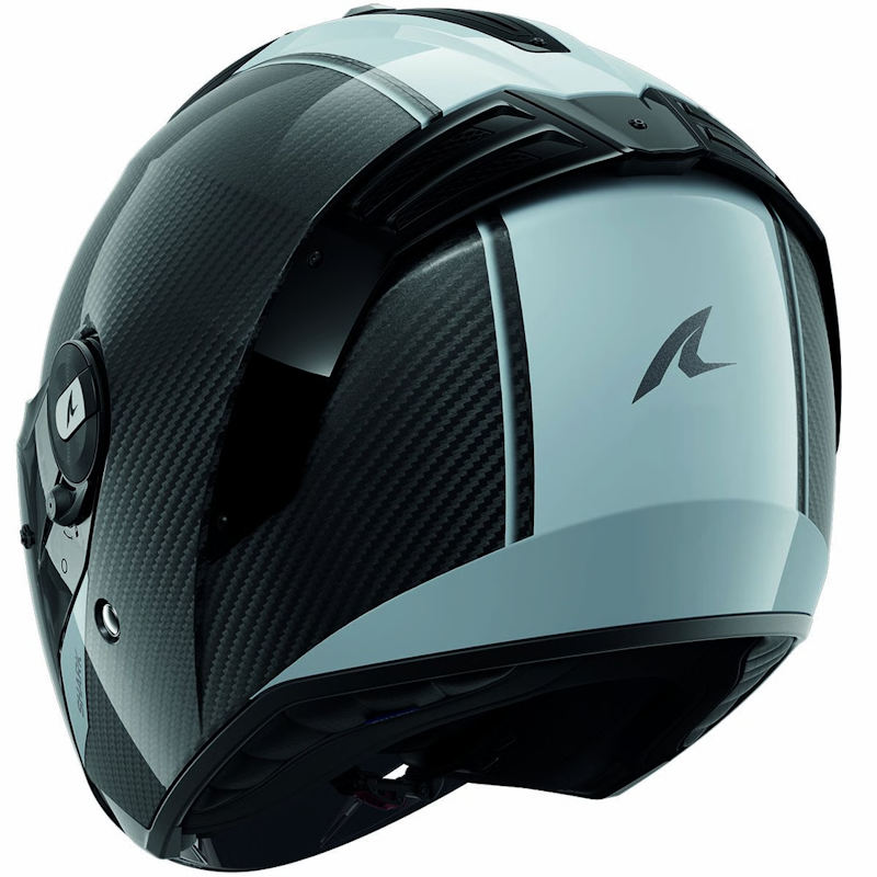 SHARK RS-JET CARBONO NEGRO/ PLATA - Imagen 3