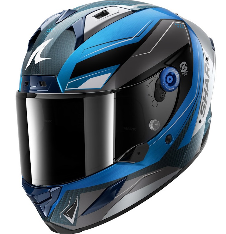 SHARK AERON MEKARIUM CARBON/ AZUL/ PLATA