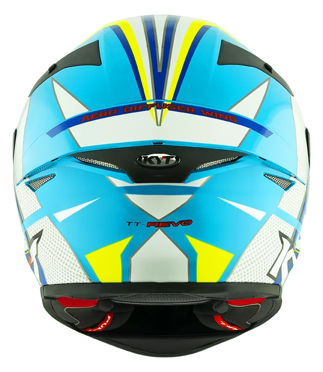 TT-REVO GRAND PRIX WHITE/LIGHT BLUE - Imagen 2