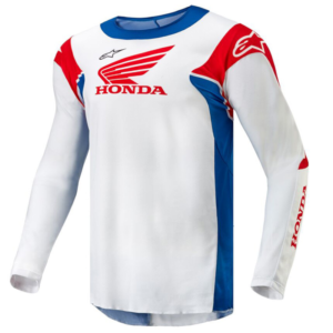 HONDA - JERSEY RACER ICONIC BLANCO/ AZUL/ ROJO