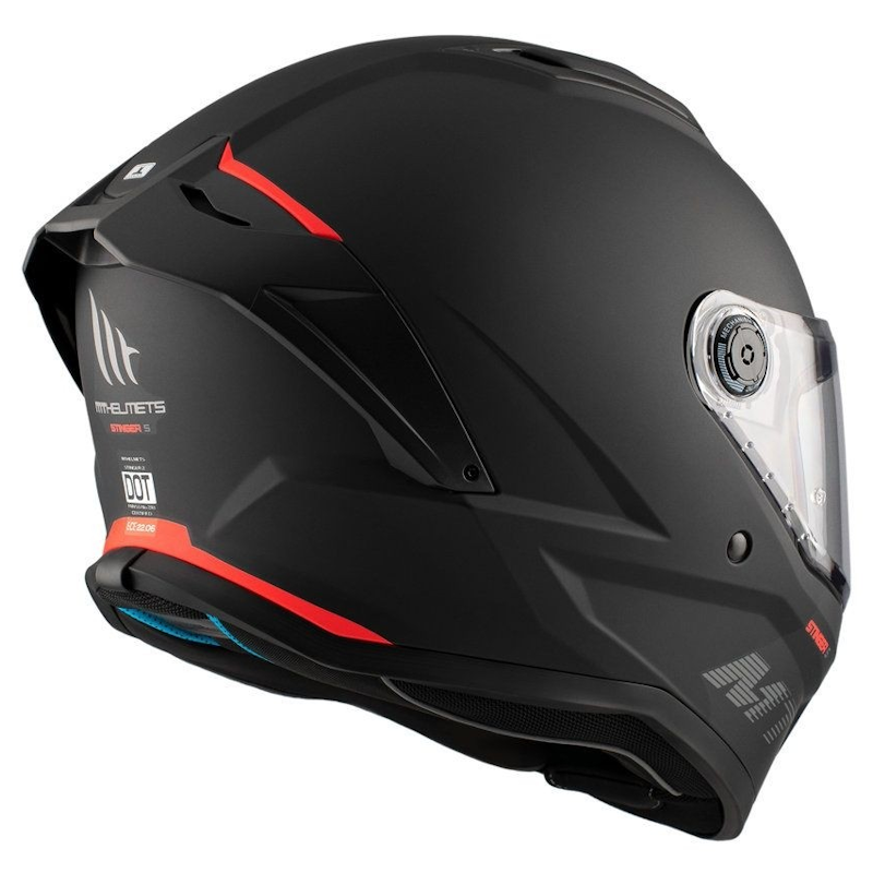 MT STINGER 2 SOLID A1 MATT BLACK - Imagen 4