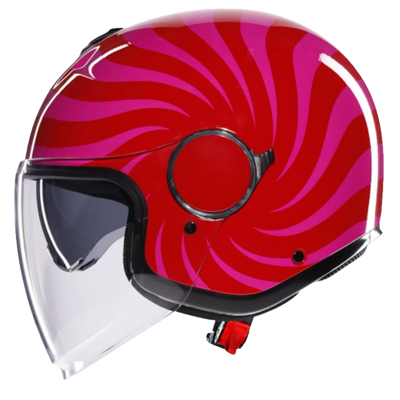AGV ETERES MULTI TROPEA ROJO/ ROSA - Imagen 4