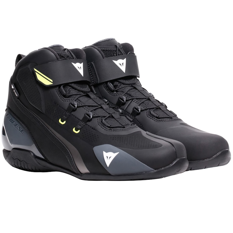 DAINESE HERIAN D-WP NEGRO/ BLANCO/ AMARILLO FLUOR