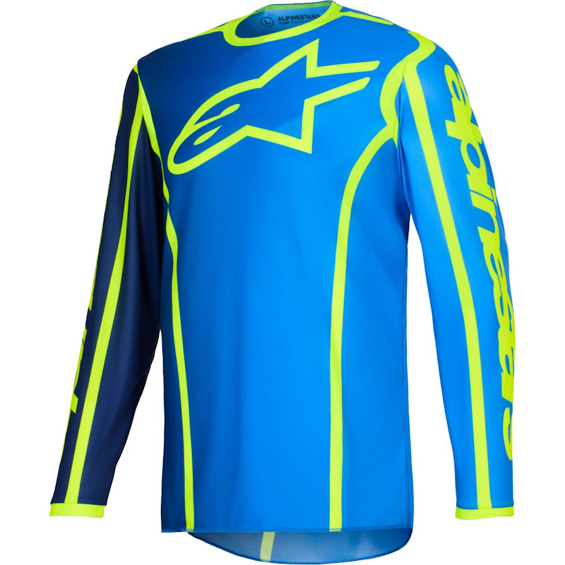 ALPINESTARS OFF-R FLUID APEX AZUL/ AMARILLO FLUOR