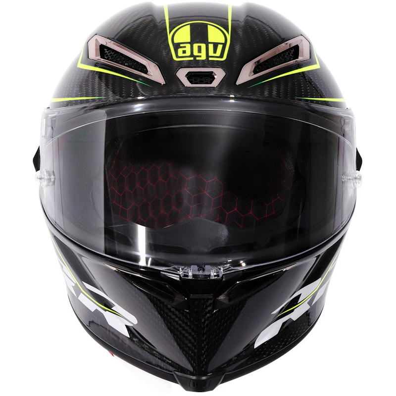 AGV PISTA GP RR E2206-DOT MPLK PERFORMANTE CARBON/ GREEN FLUOR - Imagen 5