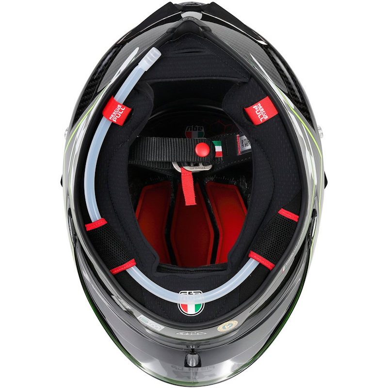AGV PISTA GP RR E2206-DOT MPLK PERFORMANTE CARBON/ GREEN FLUOR - Imagen 8