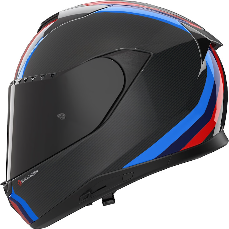 NOLAN X-904 ULTRA CARBON GEMINI BLANCO/ ROJO/ AZUL - Imagen 2