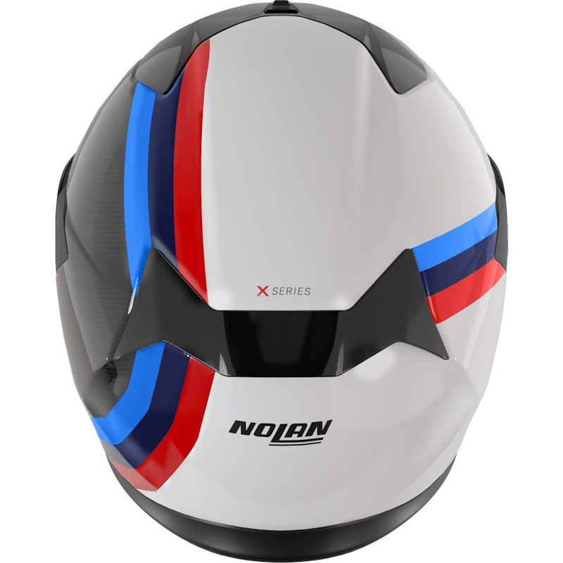 NOLAN X-904 ULTRA CARBON GEMINI BLANCO/ ROJO/ AZUL - Imagen 3