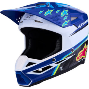 ALPINESTARS S-M3 (YOUTH) FALCON AZ/BL/NG/ROSA-FLUOR/AM-FLUOR BRILLO (PARA NIÑ@).