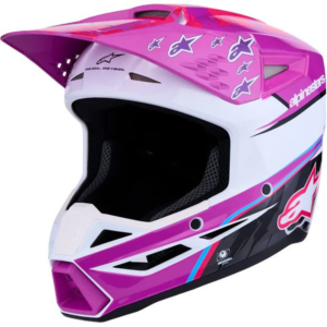 ALPINESTARS S-M3 (YOUTH) FALCON LILA/BL/NG/ROSA-FLUOR BRILLO (PARA NIÑ@)