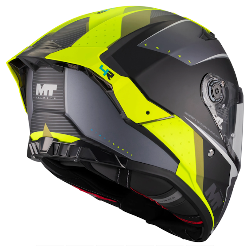MT THUNDER 4 R SV 22.06 WIND TUNNEL B3 NEGRO/ GRIS/ AMARILLO - Imagen 3