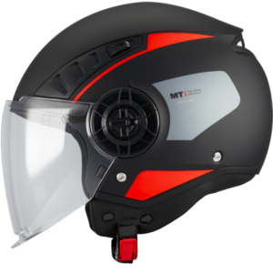 MT AERIS DEMURE B5 NEGRO/ GRIS/ ROJO MATE