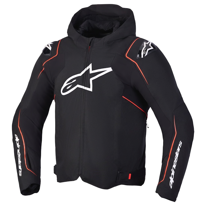 ALPINESTARS ZACA WATERPROOF V2 WP NEGRA/ ROJA