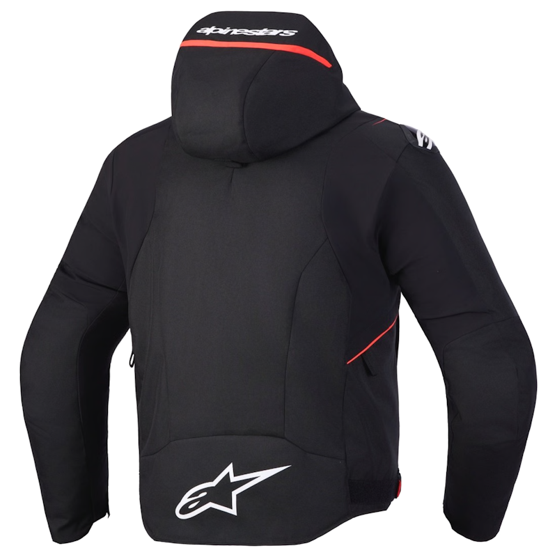 ALPINESTARS ZACA WATERPROOF V2 WP NEGRA/ ROJA - Imagen 2