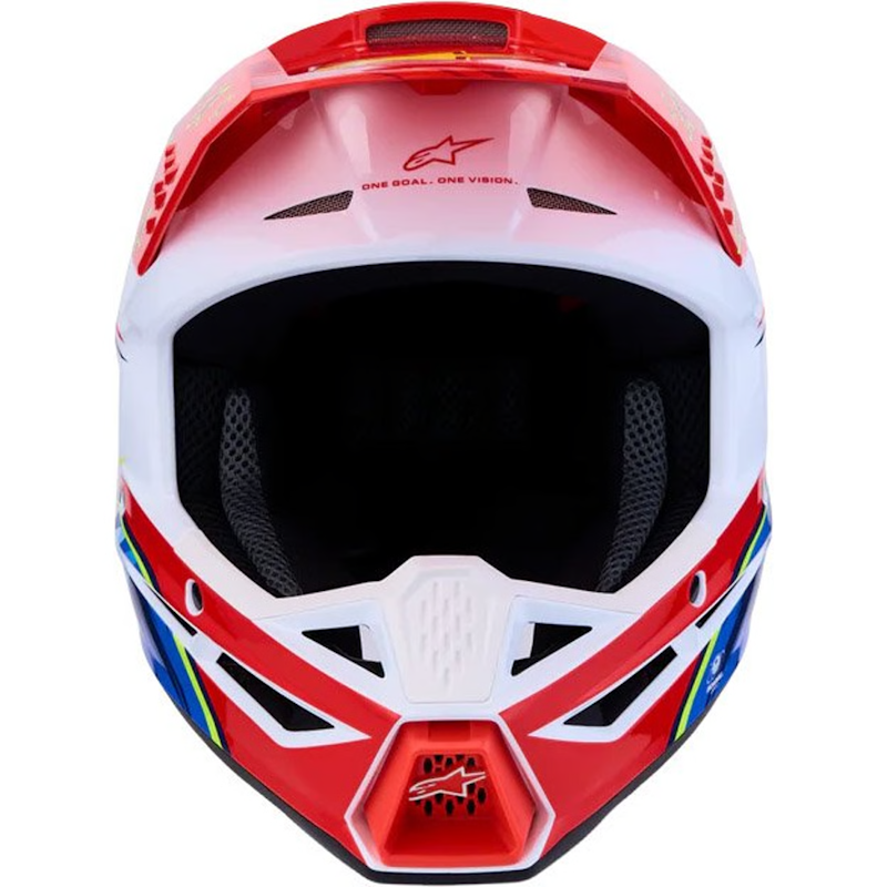 ALPINESTARS S-M3 FALCON ROJO FLUOR/ BLANCO/ AZUL/ AMARILLO FLUOR BRILLO - Imagen 3