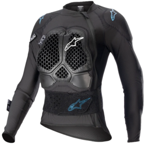 PROTECCIONES ALPINESTARS STELLA BIONIC ACTION V2 NEGRO/ CYAN