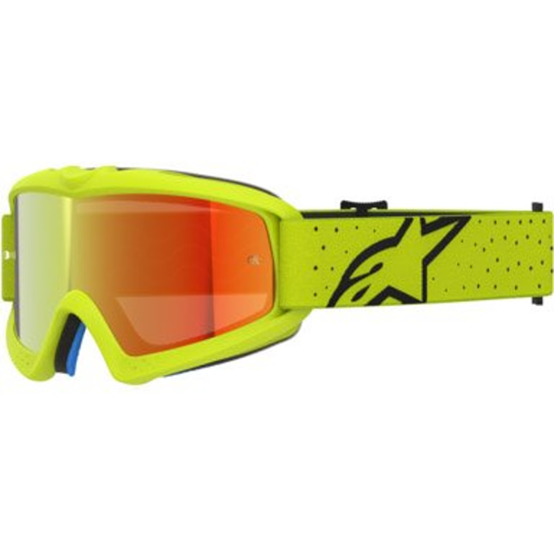 GAFAS ALPINESTARS VISION YOUTH VESTA AMARILLO FLUOR/ NEGRO- LENTE ROJA (PARA NIÑ@)