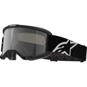 GAFAS ALPINESTARS VISION 5 CORP 2 NEGRO/ BLANCO - LENTE PLATA